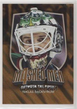 2011-12 In the Game Between the Pipes - Masked Men 4 - Gold #MM-03 - Niklas Backstrom /10