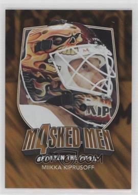 2011-12 In the Game Between the Pipes - Masked Men 4 - Gold #MM-25 - Miikka Kiprusoff /10