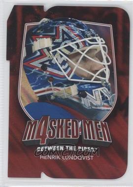 2011-12 In the Game Between the Pipes - Masked Men 4 - Ruby Die-Cut #MM-27 - Henrik Lundqvist
