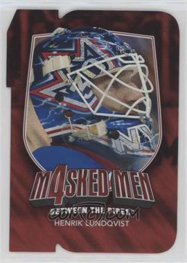 2011-12 In the Game Between the Pipes - Masked Men 4 - Ruby Die-Cut #MM-27 - Henrik Lundqvist