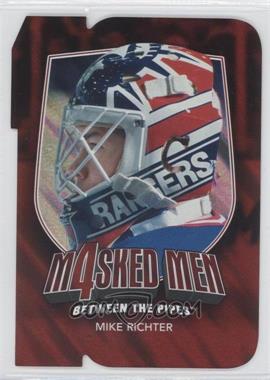 2011-12 In the Game Between the Pipes - Masked Men 4 - Ruby Die-Cut #MM-38 - Mike Richter