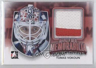 2011-12 In the Game Between the Pipes - Masked Men Memorabilia #MMM-46 - Tomas Vokoun /10