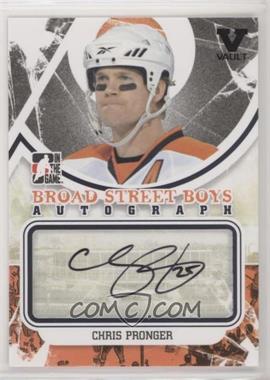 2011-12 In the Game Broad Street Boys Series - Autograph - Black ITG Vault Black #A-CP - Chris Pronger