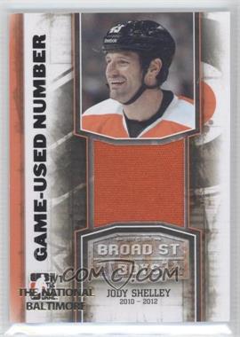 2011-12 In the Game Broad Street Boys Series - Game-Used Memorabilia - Black Number The National Baltimore #M-33 - Jody Shelley /1