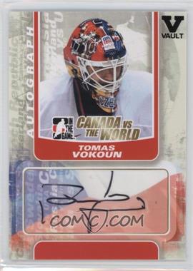 2011-12 In the Game Canada VS the World - Autographs - ITG Vault Black #A-TV - Tomas Vokoun