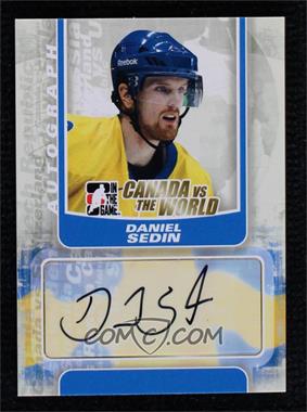 2011-12 In the Game Canada VS the World - Autographs #A-DSE - Daniel Sedin