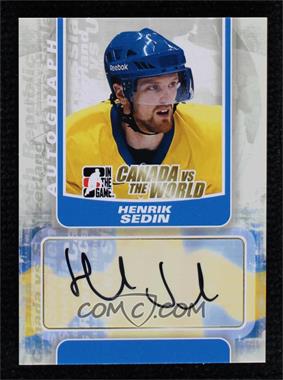 2011-12 In the Game Canada VS the World - Autographs #A-HS - Henrik Sedin