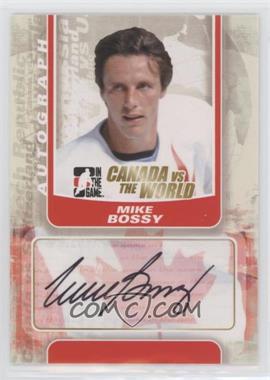 2011-12 In the Game Canada VS the World - Autographs #A-MB - Mike Bossy