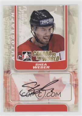 2011-12 In the Game Canada VS the World - Autographs #A-SW - Shea Weber