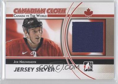 2011-12 In the Game Canada VS the World - Canadian Cloth - Silver Jersey #CCM-19 - Joe Nieuwendyk