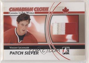 2011-12 In the Game Canada VS the World - Canadian Cloth - Silver Patch #CCM-13 - Vincent Lecavalier