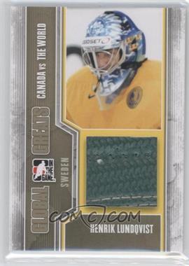 2011-12 In the Game Canada VS the World - Global Greats Materials - Gold #GG-24 - Henrik Lundqvist
