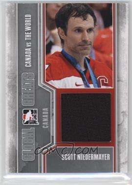 2011-12 In the Game Canada VS the World - Global Greats Materials - Silver #GG-09 - Scott Niedermayer
