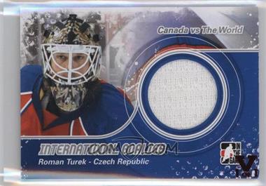 2011-12 In the Game Canada VS the World - International Goalies - Silver 14-15 ITG Ultimate Vault Ruby #IG-09 - Roman Turek /1