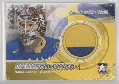 2011-12 In the Game Canada VS the World - International Goalies - Silver #IG-02 - Robin Lehner