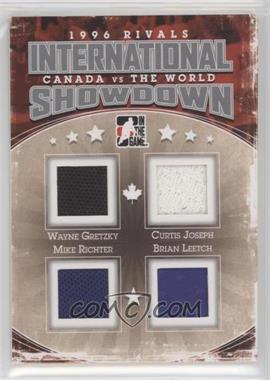 2011-12 In the Game Canada VS the World - International Showdown Rivals - Silver #ISR-08 - Wayne Gretzky, Curtis Joseph, Mike Richter, Brian Leetch