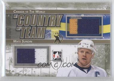 2011-12 In the Game Canada VS the World - My Country My Team - Gold Fall Expo #MCMT-10 - Mats Sundin /1