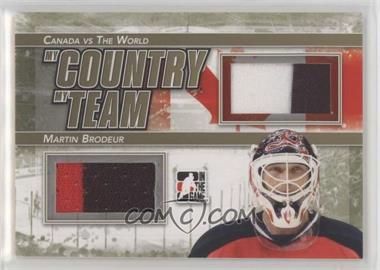 2011-12 In the Game Canada VS the World - My Country My Team - Gold #MCMT-18 - Martin Brodeur /1