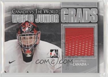 2011-12 In the Game Canada VS the World - World Junior Grads Jersey - Silver #WJG-07 - Carey Price