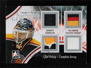 2011-12 In the Game Canada VS the World - World Wide Complete Jersey - Silver #WWCJ-10 - Olaf Kolzig