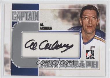 2011-12 In the Game Captain-C Series - Autograph - Silver #A-AA - Al Arbour