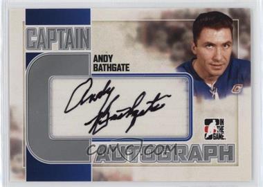 2011-12 In the Game Captain-C Series - Autograph - Silver #A-AB - Andy Bathgate