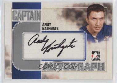 2011-12 In the Game Captain-C Series - Autograph - Silver #A-AB - Andy Bathgate