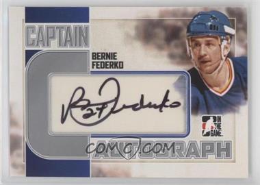 2011-12 In the Game Captain-C Series - Autograph - Silver #A-BF - Bernie Federko