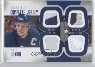 2011-12 In the Game Captain-C Series - Complete Jersey - Silver #CJ-13 - Mats Sundin