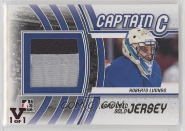 2011-12 In the Game Captain-C Series - Game-Used - Gold Jersey ITG Vault Red #M-46 - Roberto Luongo /1