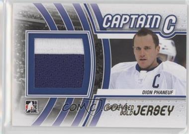 2011-12 In the Game Captain-C Series - Game-Used - Gold Jersey #M-14 - Dion Phaneuf /10