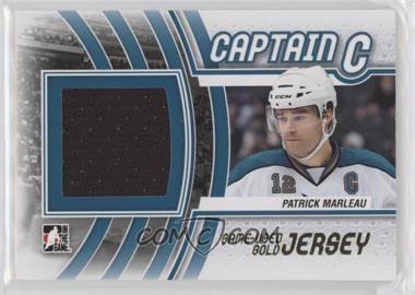 2011-12 In the Game Captain-C Series - Game-Used - Gold Jersey #M-41 - Patrick Marleau /10