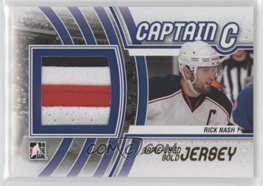 2011-12 In the Game Captain-C Series - Game-Used - Gold Jersey #M-45 - Rick Nash /10