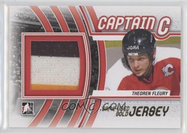 2011-12 In the Game Captain-C Series - Game-Used - Gold Jersey #M-54 - Theoren Fleury /10