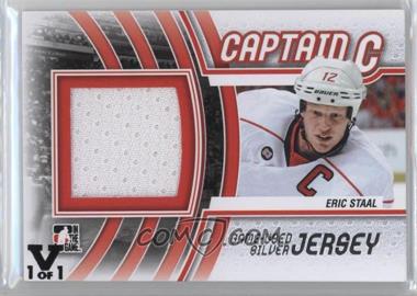 2011-12 In the Game Captain-C Series - Game-Used - Silver Jersey ITG Vault Black #M-18 - Eric Staal /1
