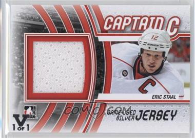 2011-12 In the Game Captain-C Series - Game-Used - Silver Jersey ITG Vault Silver #M-18 - Eric Staal /1