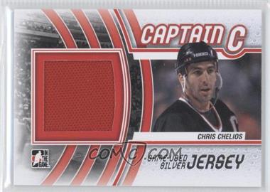 2011-12 In the Game Captain-C Series - Game-Used - Silver Jersey #M-07 - Chris Chelios /90