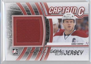 2011-12 In the Game Captain-C Series - Game-Used - Silver Jersey #M-49 - Saku Koivu /90