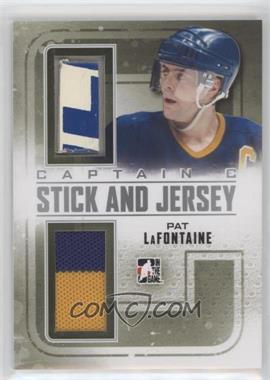 2011-12 In the Game Captain-C Series - Stick and Jersey - Silver #SJ-23 - Pat LaFontaine