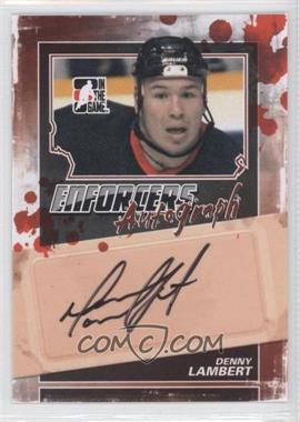 2011-12 In the Game Enforcers - Autographs #A-DL - Denny Lambert