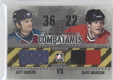 2011-12 In the Game Enforcers - Combatants - Black #C-03 - Jeff Odgers, Dave Manson