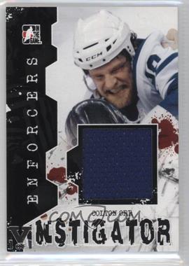 2011-12 In the Game Enforcers - Instigator - Black ITG Vault Silver #I-47 - Colton Orr /1