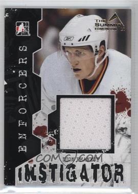 2011-12 In the Game Enforcers - Instigator - Black The Summit Edmonton #I-50 - Dion Phaneuf /1