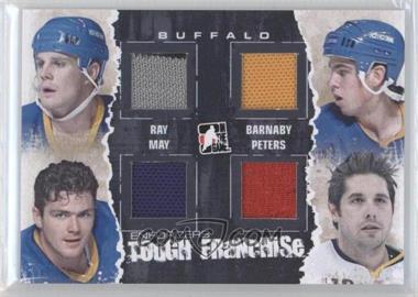 2011-12 In the Game Enforcers - Tough Franchise - Black #TF-04 - Rob Ray, Matthew Barnaby, Brad May, Andrew Peters