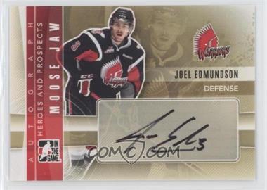 2011-12 In the Game Heroes and Prospects - Autographs #A-JE - Joel Edmundson