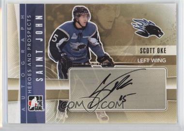 2011-12 In the Game Heroes and Prospects - Autographs #A-SO - Scott Oke