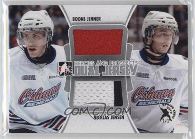 2011-12 In the Game Heroes and Prospects - Dual Jersey - Silver Spring Expo #DJ-14 - Boone Jenner, Nicklas Jensen /1