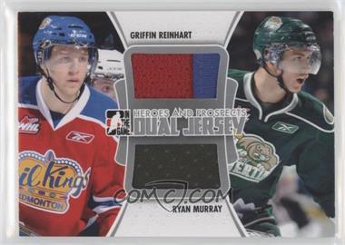 2011-12 In the Game Heroes and Prospects - Dual Jersey - Silver #DJ-02 - Griffin Reinhart, Ryan Murray /80
