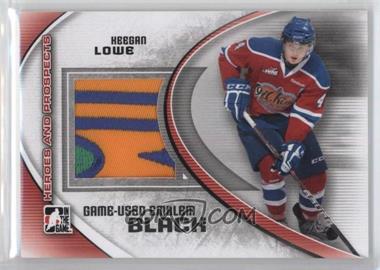 2011-12 In the Game Heroes and Prospects - Game-Used - Black Emblem #M-21 - Keegan Lowe /6