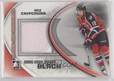 2011-12 In the Game Heroes and Prospects - Game-Used - Black Jersey #M-10 - Kyle Chipchura